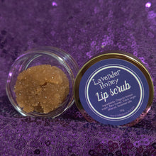 Load image into Gallery viewer, Lavender Honey Lip Scrub (Made to Order)